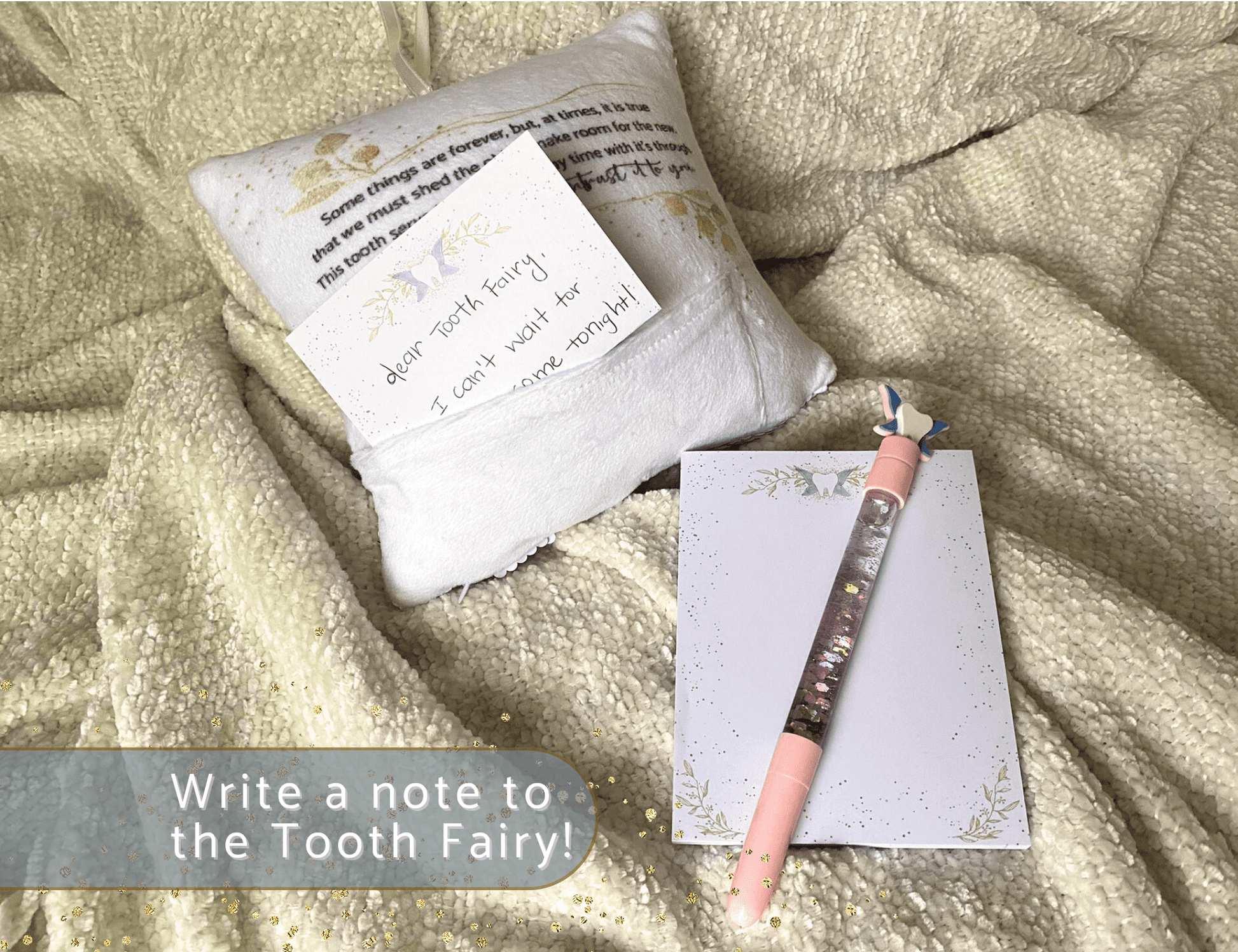 Tooth Fairy Wand Pen & Notepad Set - 20MomentsofTooth