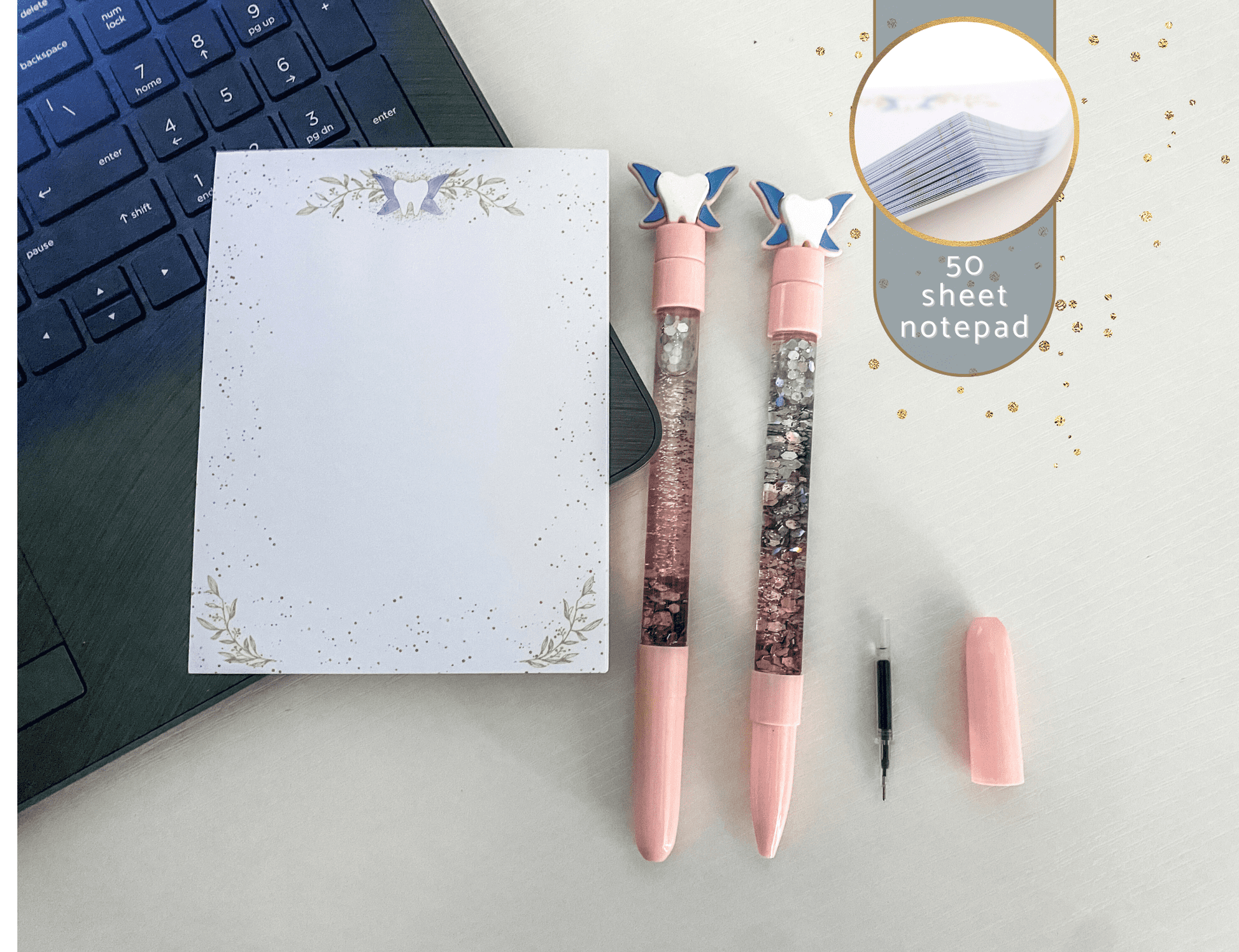 Tooth Fairy Wand Pen & Notepad Set - 20MomentsofTooth