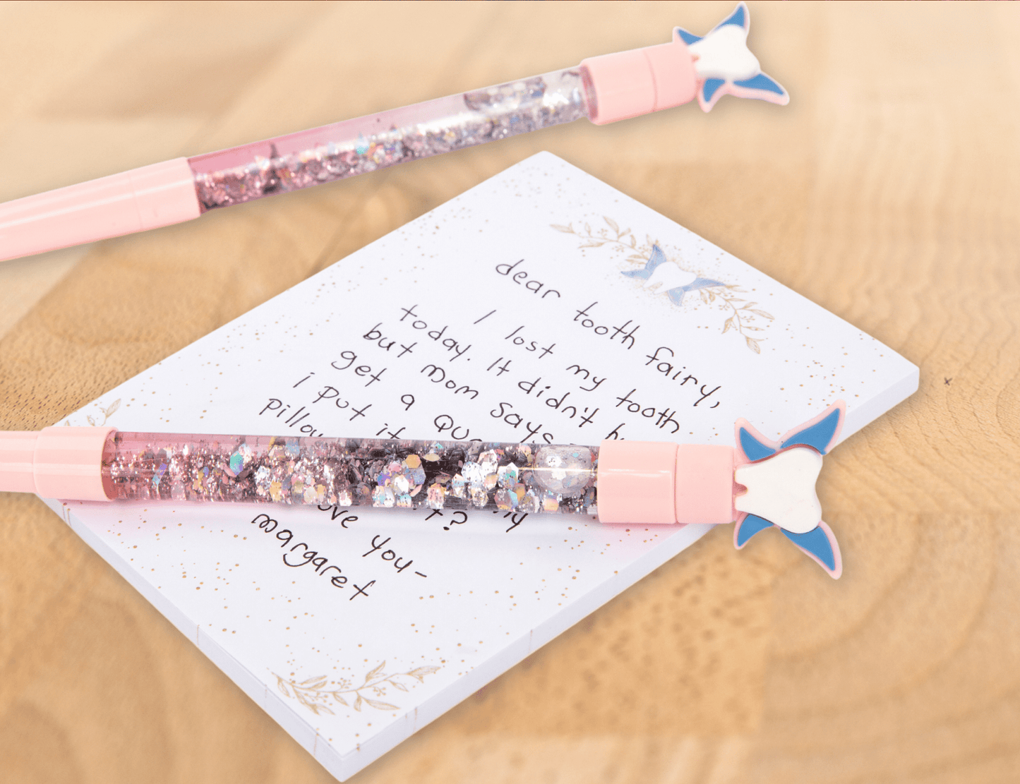 Tooth Fairy Wand Pen & Notepad Set