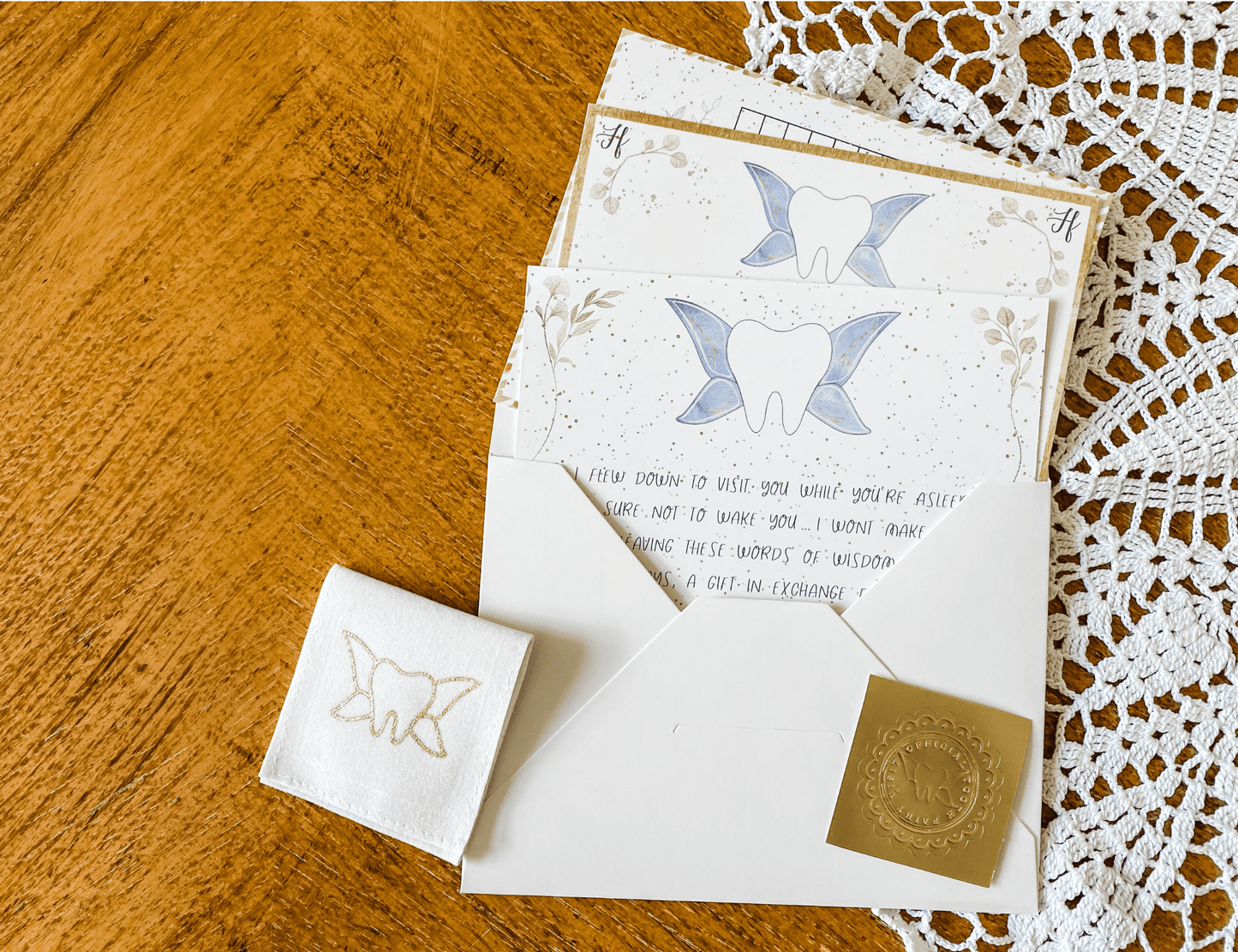 Tooth Fairy Letter Kit, 5 pack - 20MomentsofTooth