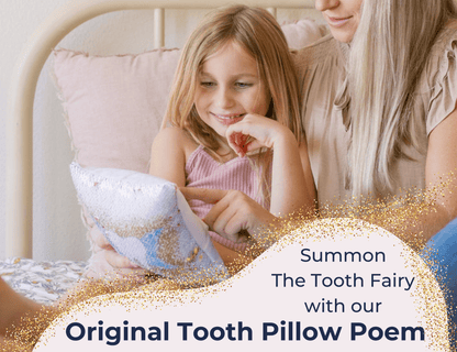 Tooth Fairy Pillow Kit w/ Tooth Fairy Book for Kids- Tooth Be Told Book, Fairy Letter Kit, & Tooth Fairy Pillow - 20MomentsofTooth
