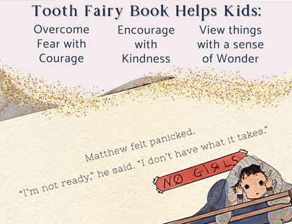 Tooth Fairy Pillow Kit w/ Tooth Fairy Book for Kids- Tooth Be Told Book, Fairy Letter Kit, & Tooth Fairy Pillow - 20MomentsofTooth