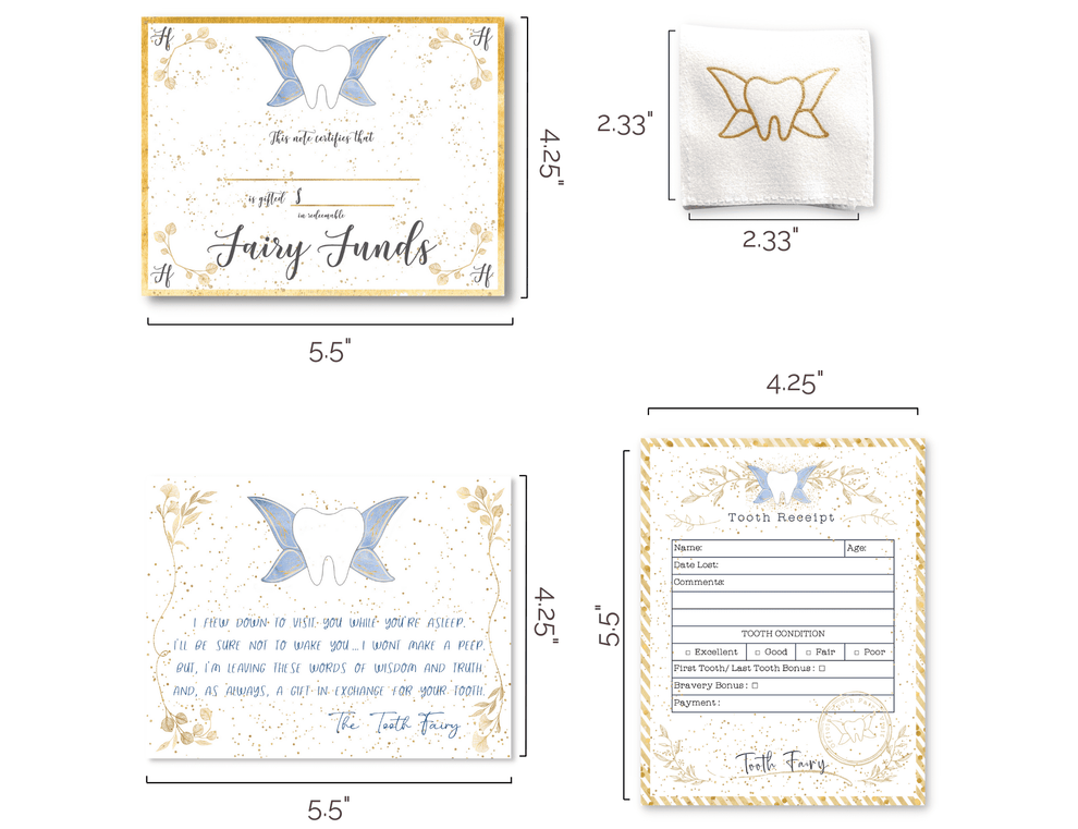 Tooth Fairy Letter Kit, 5 - 20 Moments of Tooth – 20MomentsofTooth