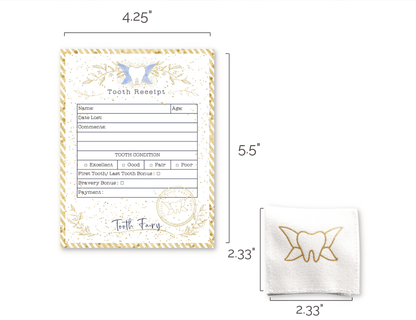 Tooth Fairy Receipt Card Set - 20MomentsofTooth