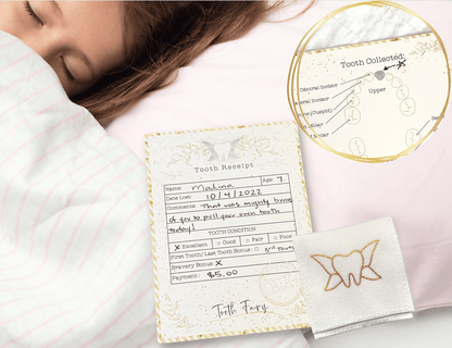 Tooth Fairy Receipt Card Set - 20MomentsofTooth